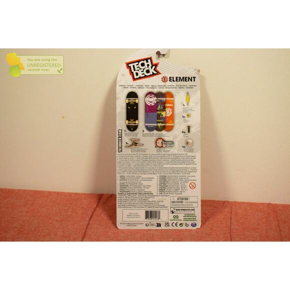 Tech Deck Element Skateboards Mini Fingerboards 4 Pack - Picture 4 of 7